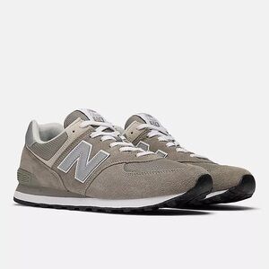 New Balance 574 Core Men's 11 Grey and White Sneakers